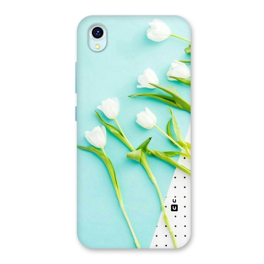 White Tulips Back Case for Vivo Y1s