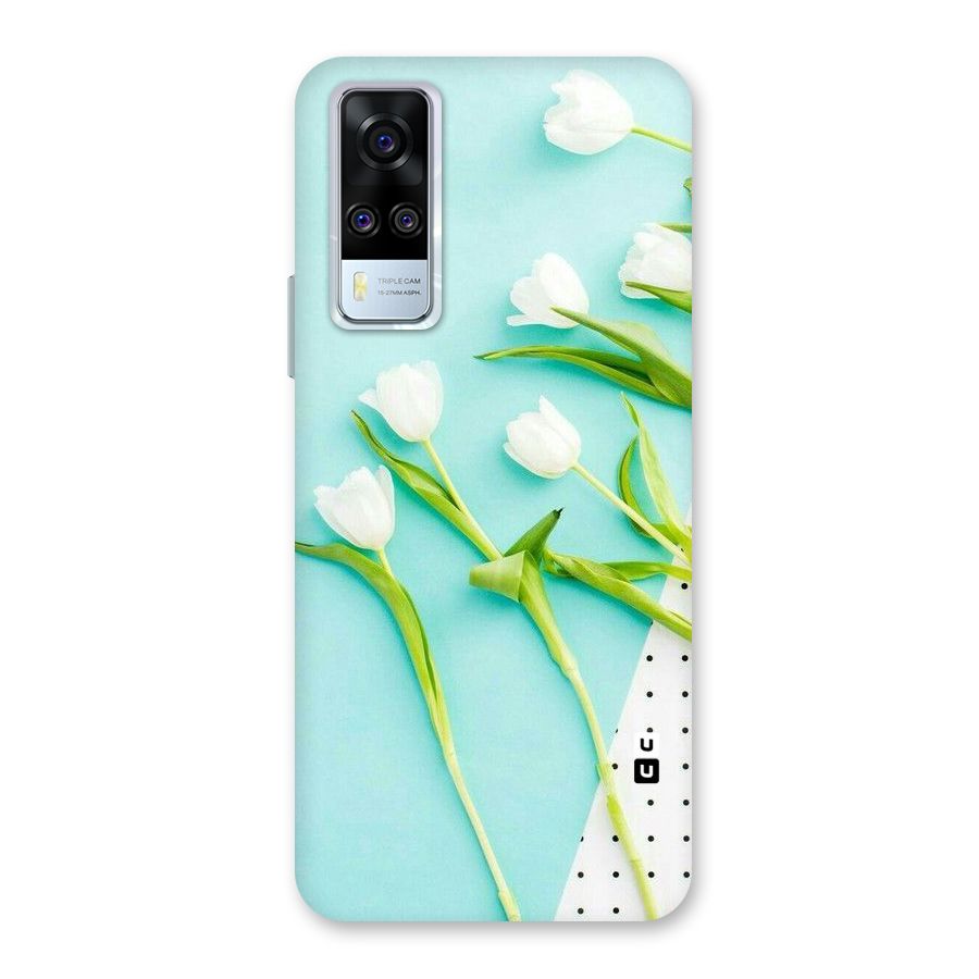 White Tulips Back Case for Vivo Y31