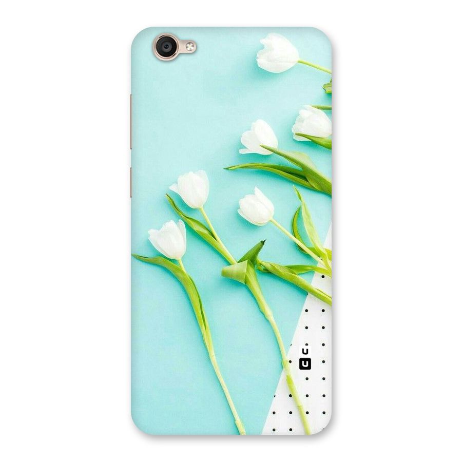 White Tulips Back Case for Vivo Y55