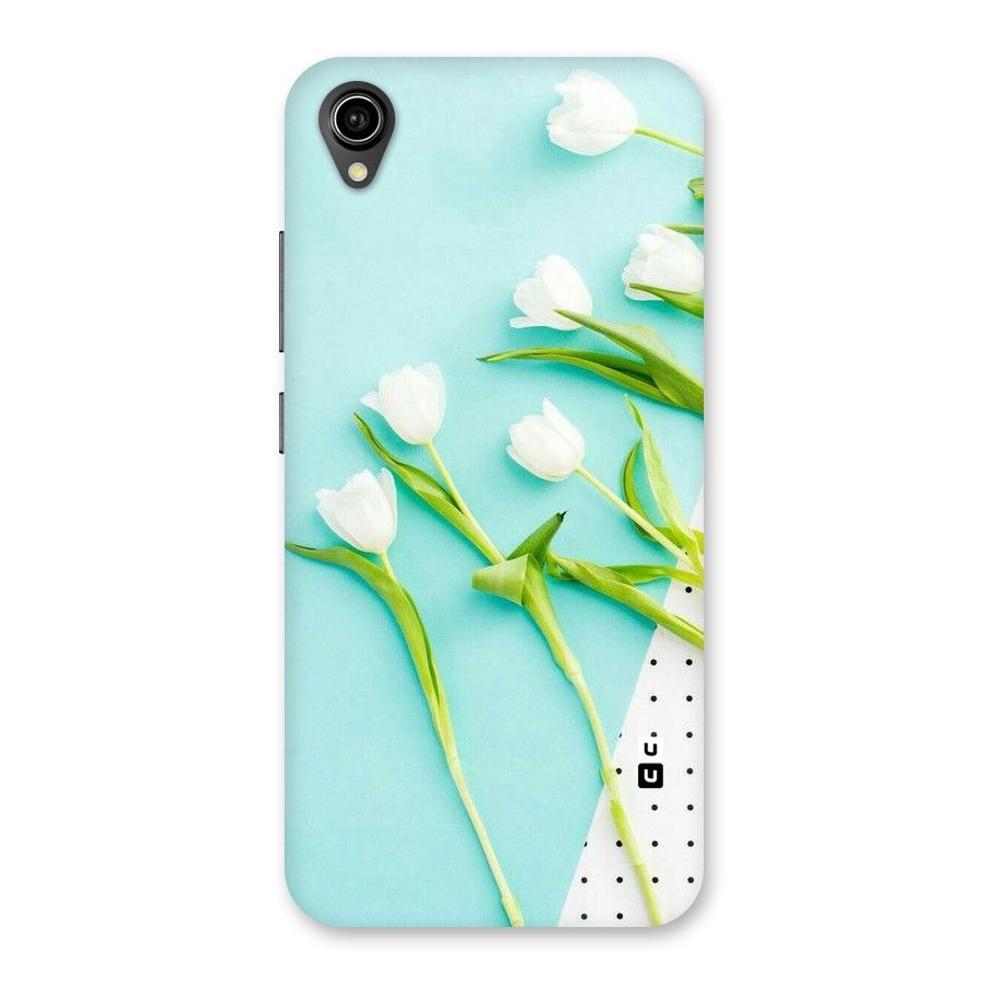 White Tulips Back Case for Vivo Y90