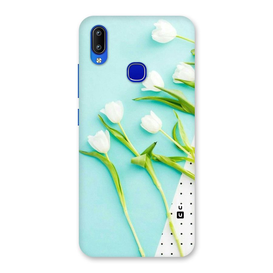White Tulips Back Case for Vivo Y91