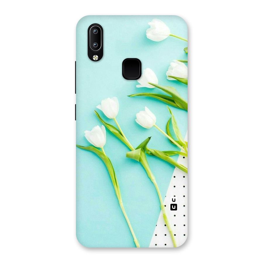 White Tulips Back Case for Vivo Y93