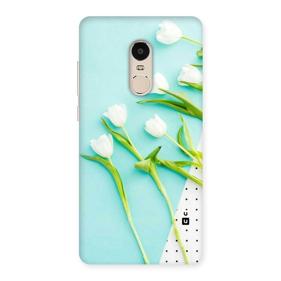 White Tulips Back Case for Xiaomi Redmi Note 4