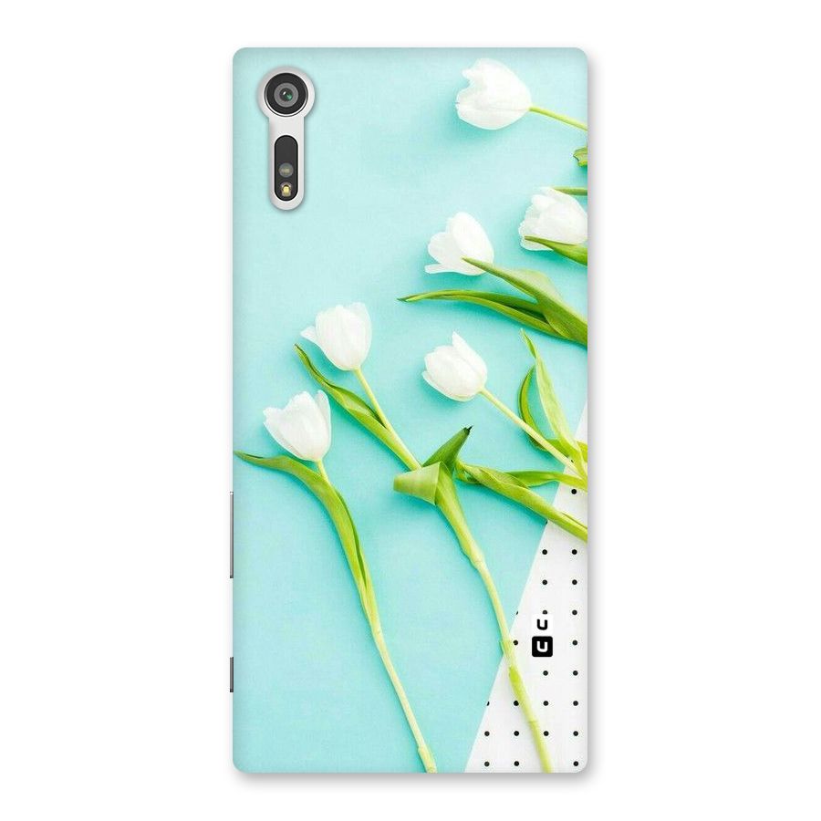 White Tulips Back Case for Xperia XZ