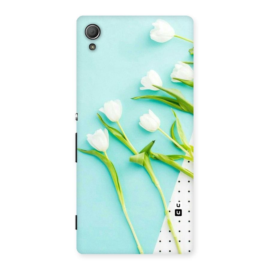 White Tulips Back Case for Xperia Z3 Plus