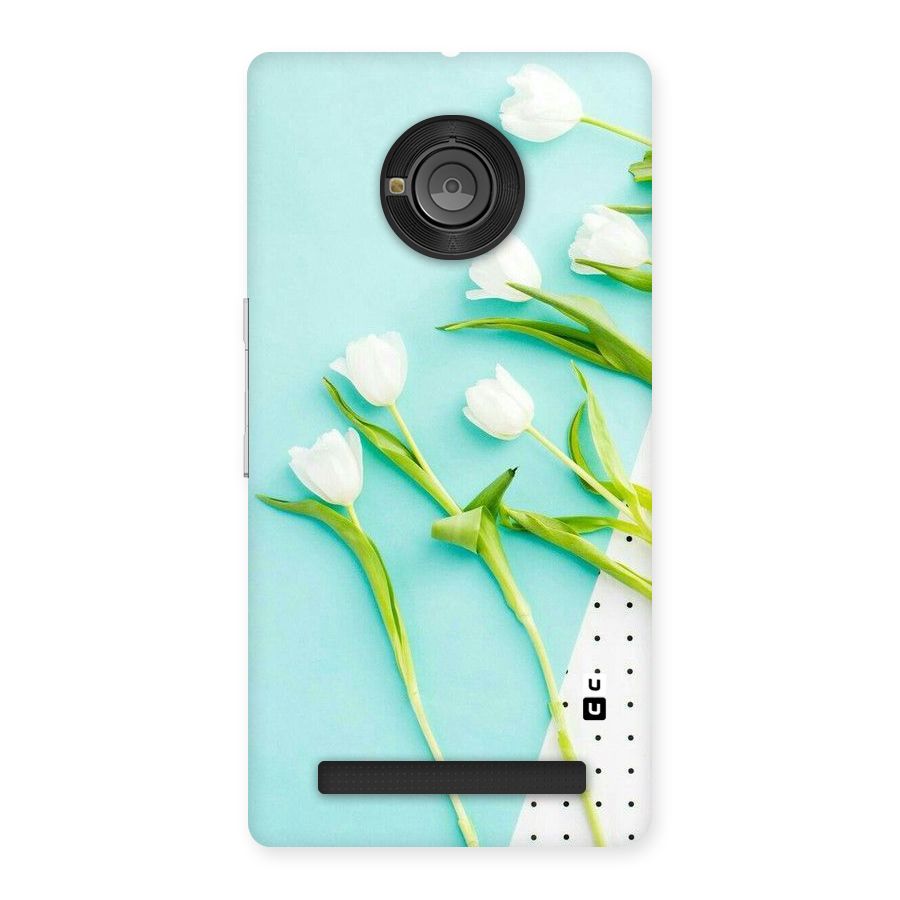 White Tulips Back Case for Yu Yuphoria