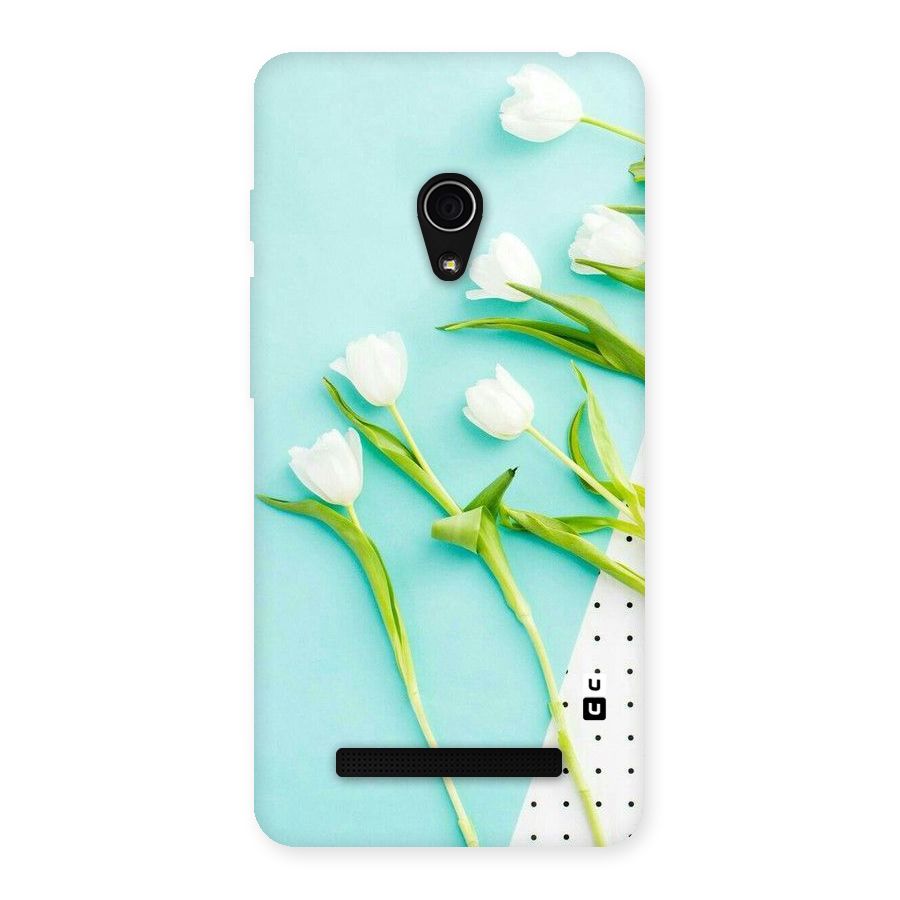 White Tulips Back Case for Zenfone 5