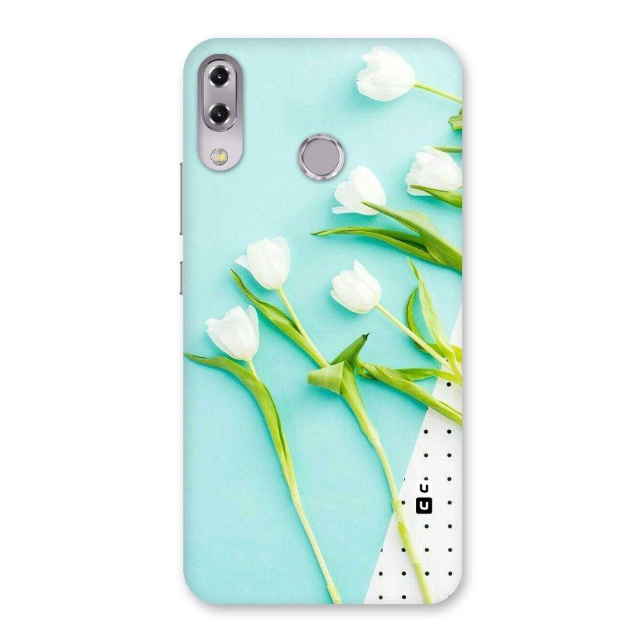 White Tulips Back Case for Zenfone 5Z