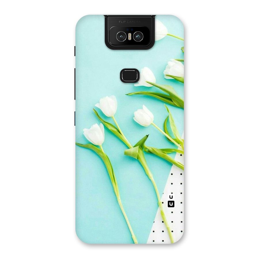 White Tulips Back Case for Zenfone 6z
