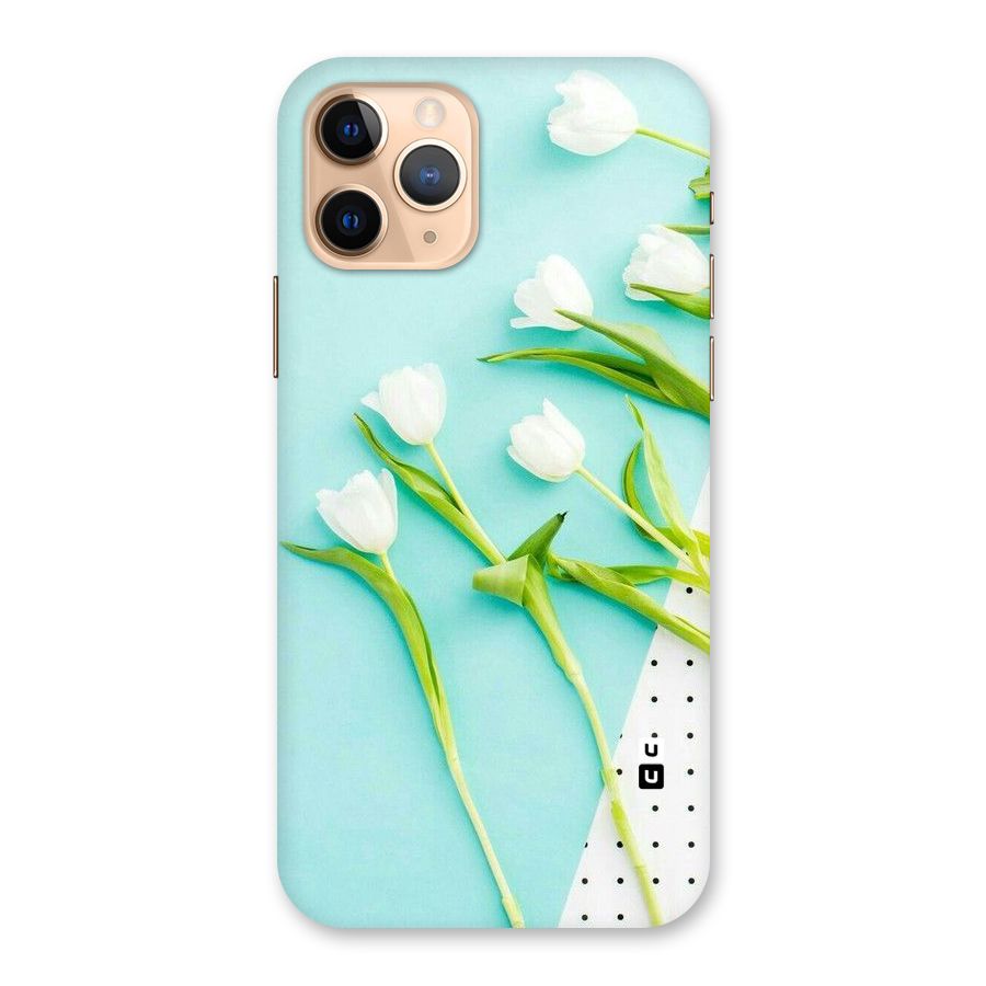 White Tulips Back Case for iPhone 11 Pro