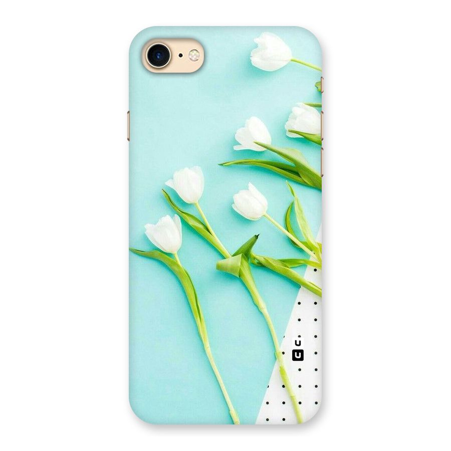 White Tulips Back Case for iPhone 7