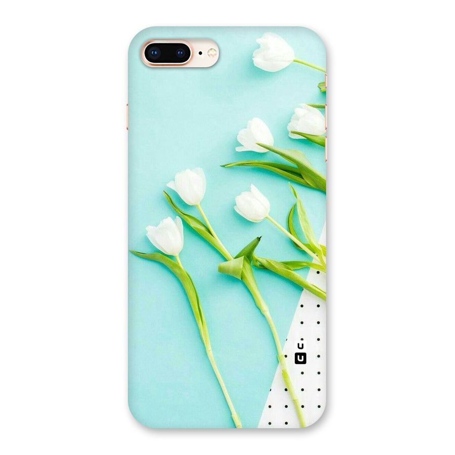 White Tulips Back Case for iPhone 8 Plus