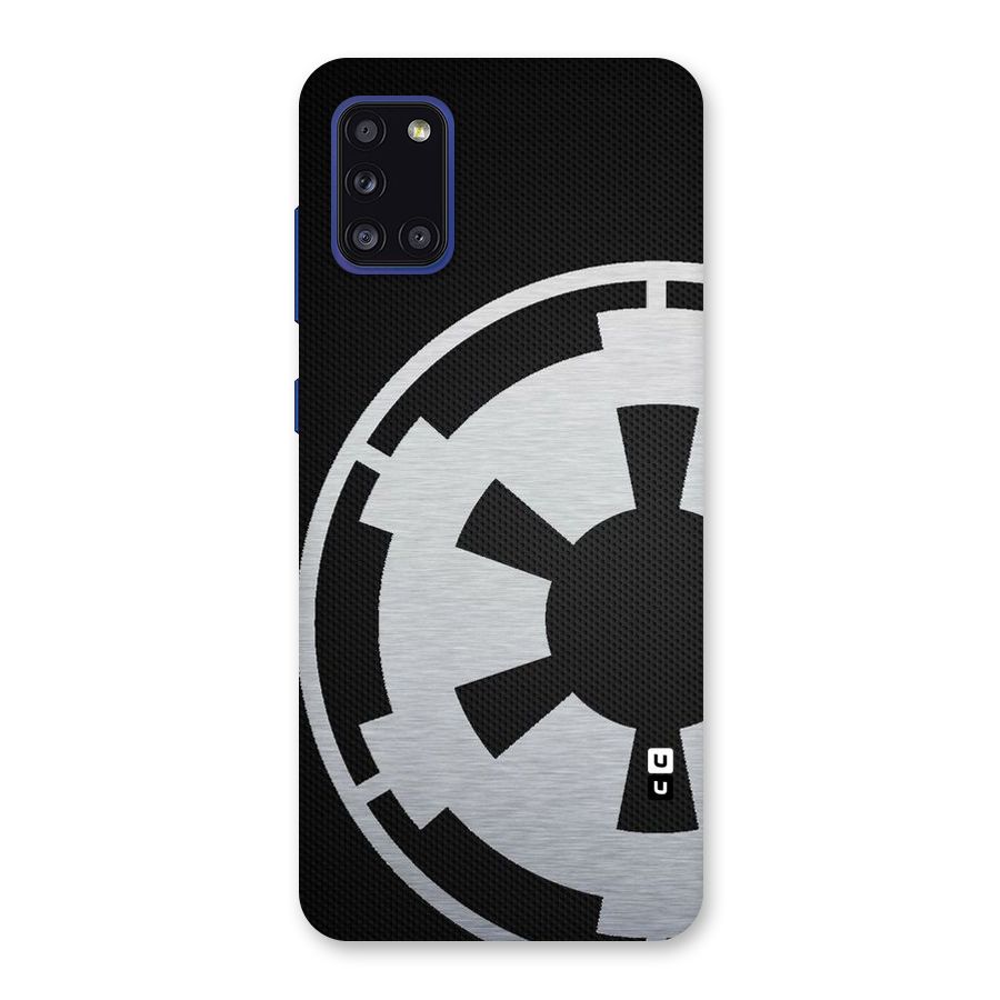 White Wheel Back Case for Galaxy A31