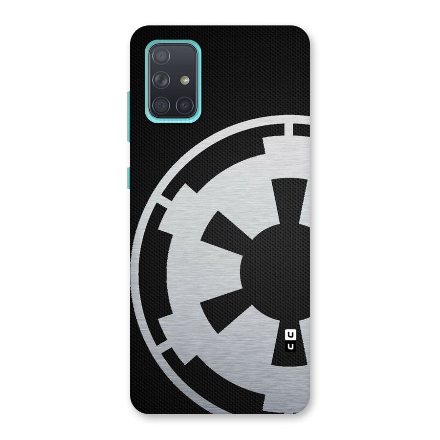 White Wheel Back Case for Galaxy A71