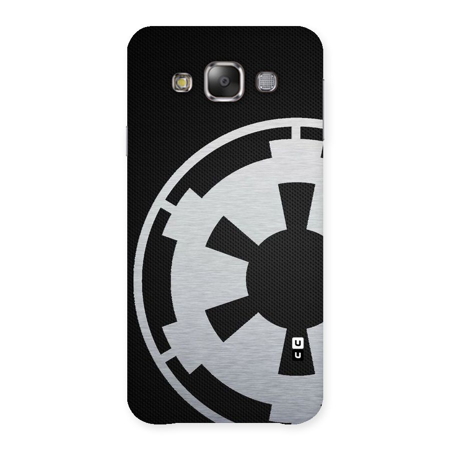 White Wheel Back Case for Galaxy E7