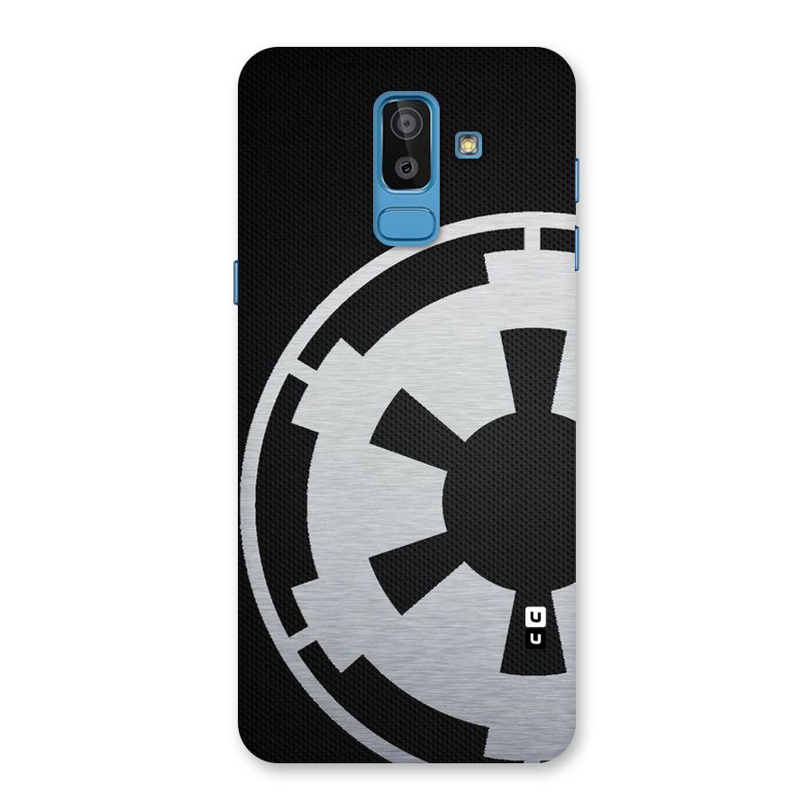 White Wheel Back Case for Galaxy J8