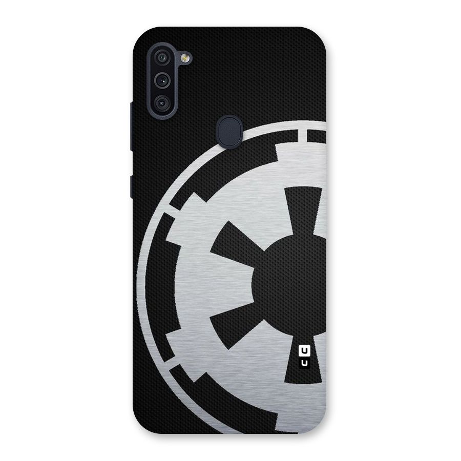 White Wheel Back Case for Galaxy M11