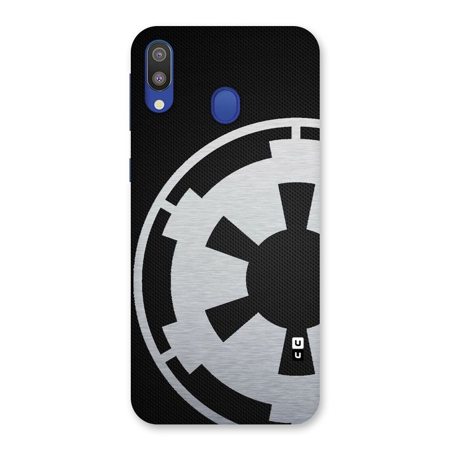 White Wheel Back Case for Galaxy M20