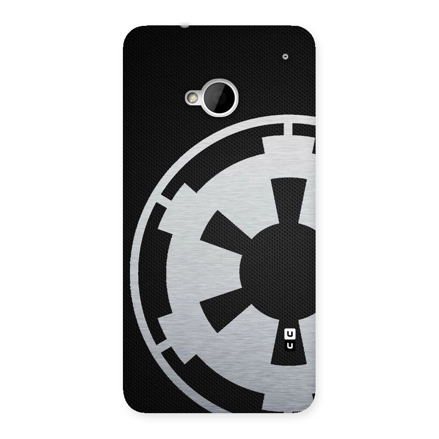 White Wheel Back Case for HTC One M7