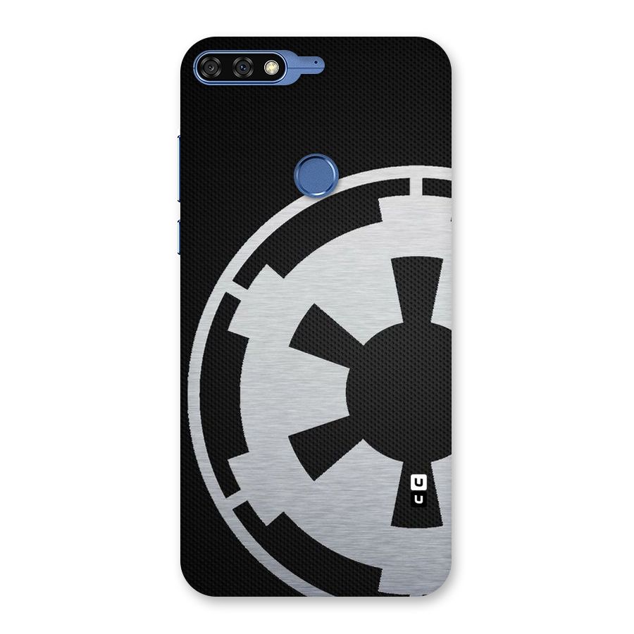 White Wheel Back Case for Honor 7C