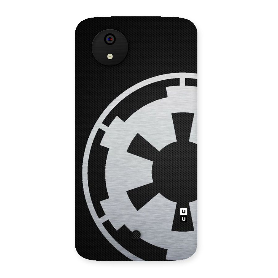 White Wheel Back Case for Micromax Canvas A1