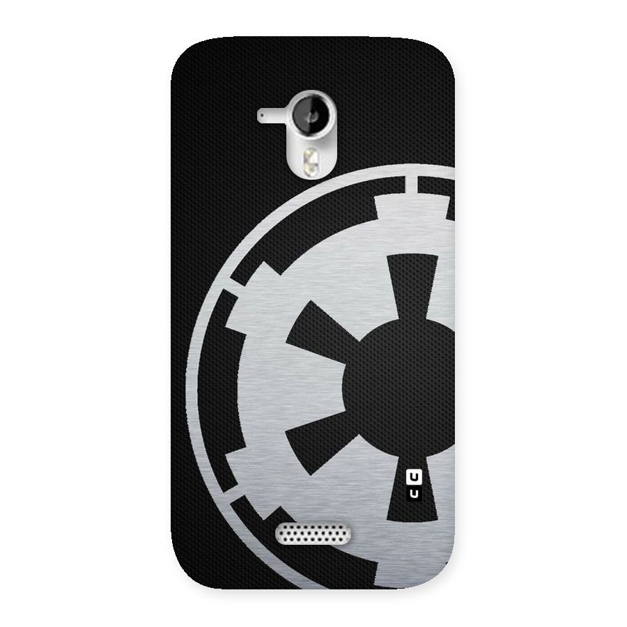 White Wheel Back Case for Micromax Canvas HD A116