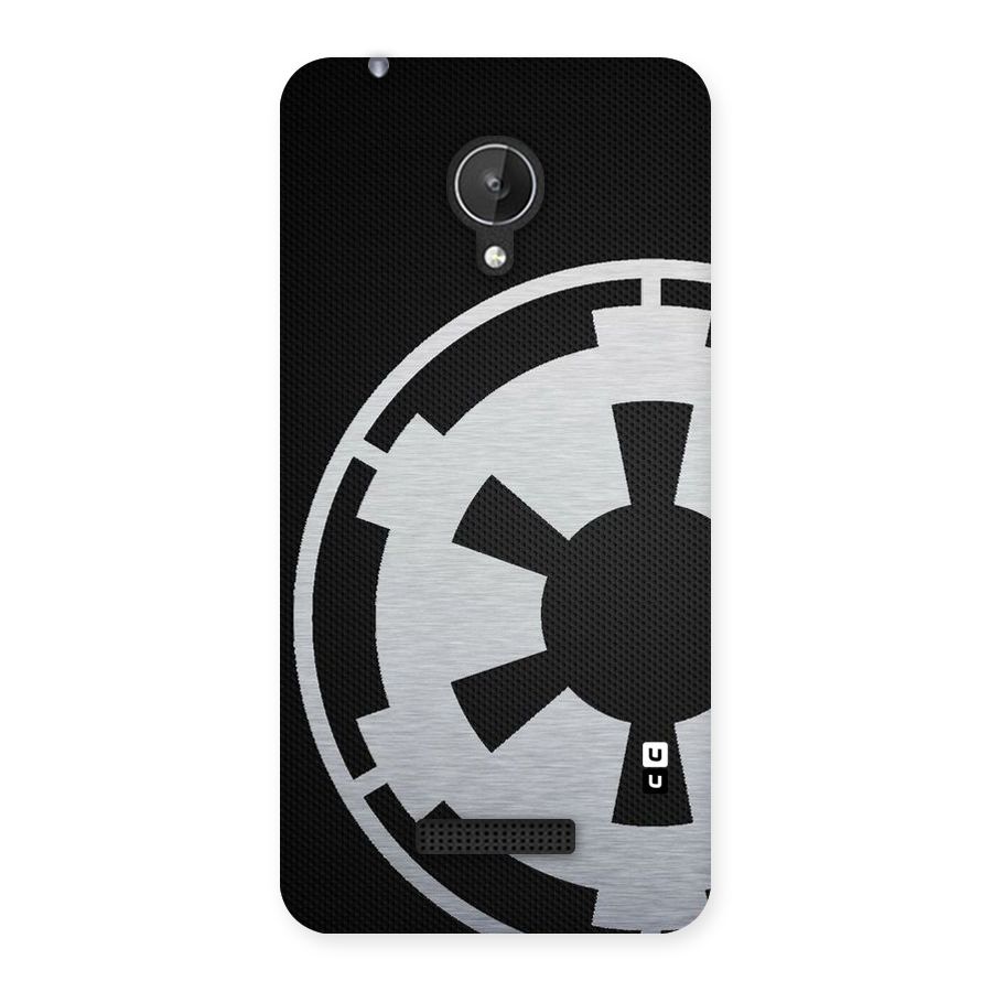 White Wheel Back Case for Micromax Canvas Spark Q380