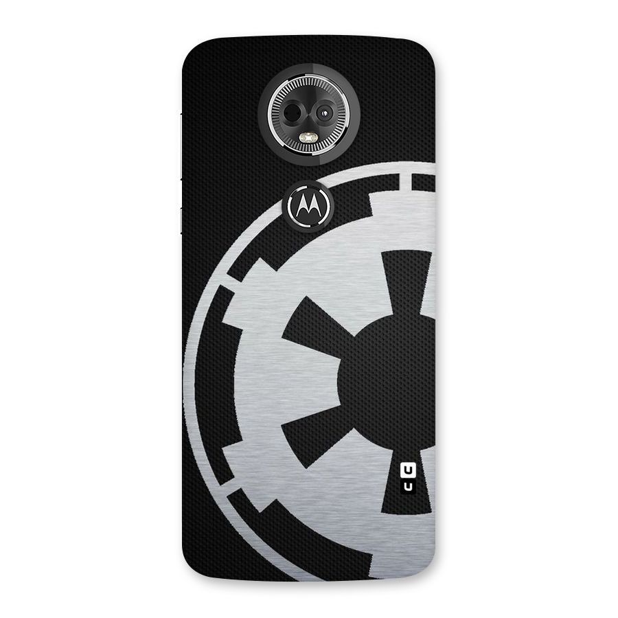 White Wheel Back Case for Moto E5 Plus