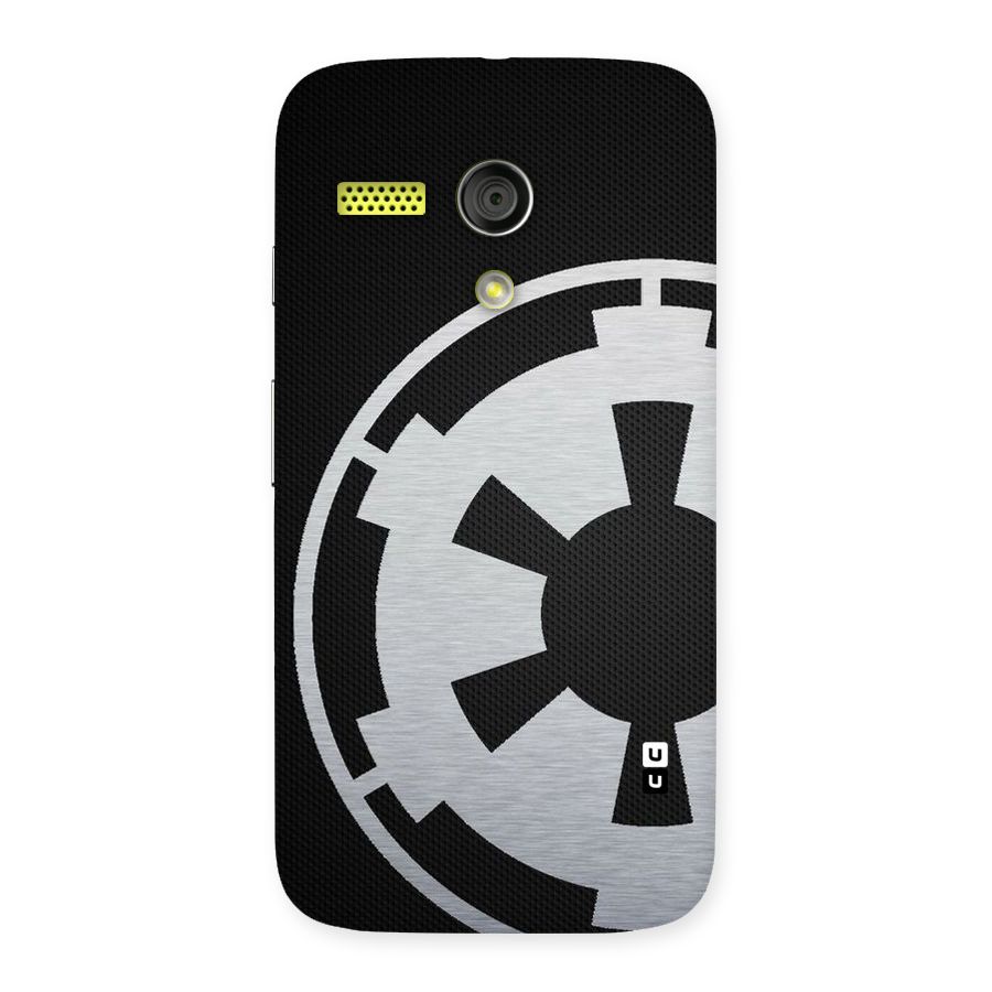 White Wheel Back Case for Moto G