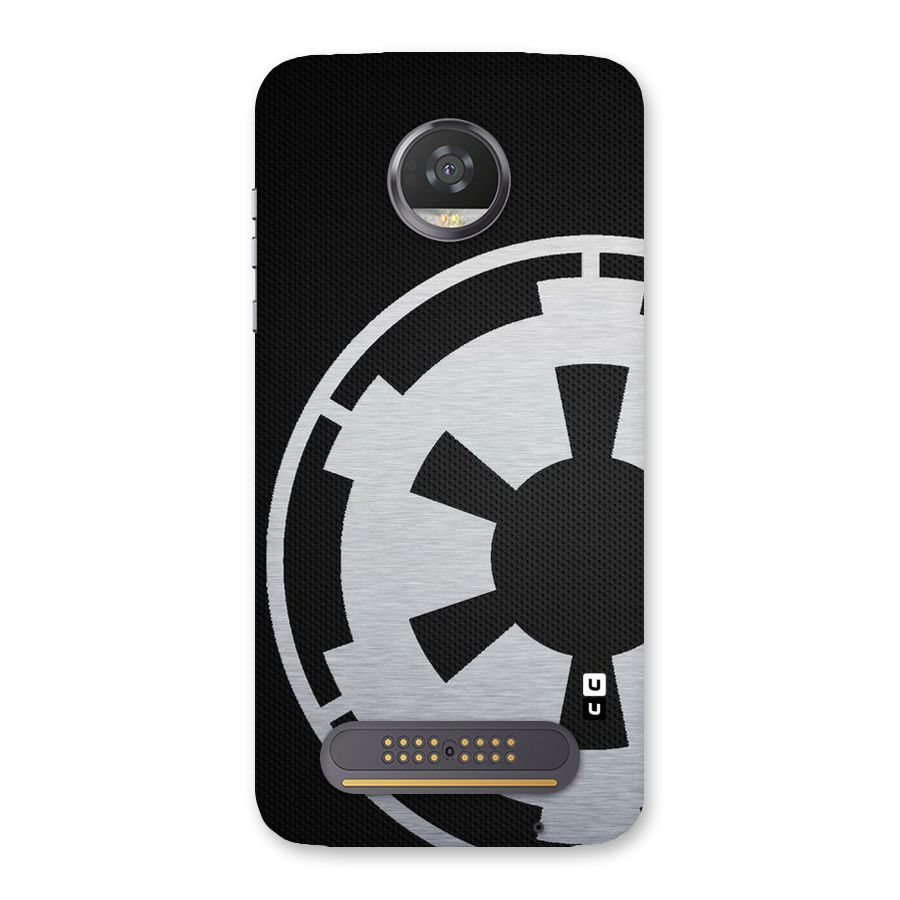 White Wheel Back Case for Moto Z2 Play