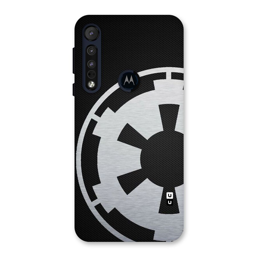 White Wheel Back Case for Motorola One Macro