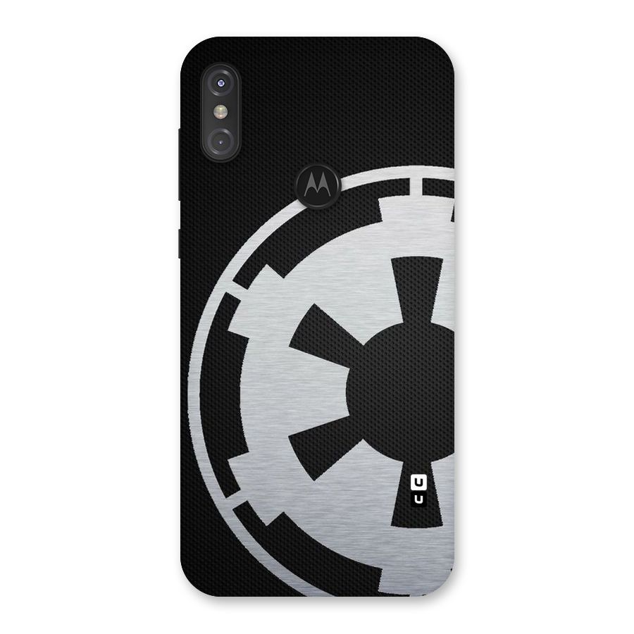 White Wheel Back Case for Motorola One Power