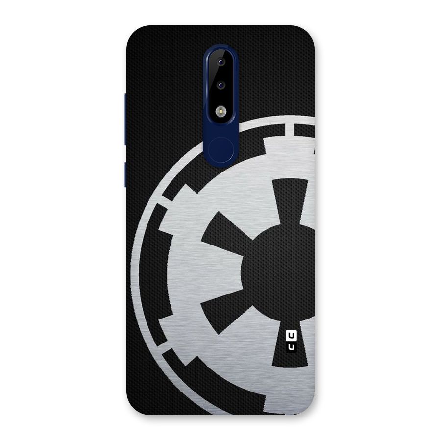 White Wheel Back Case for Nokia 5.1 Plus