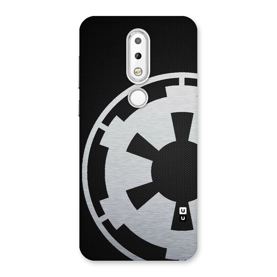 White Wheel Back Case for Nokia 6.1 Plus