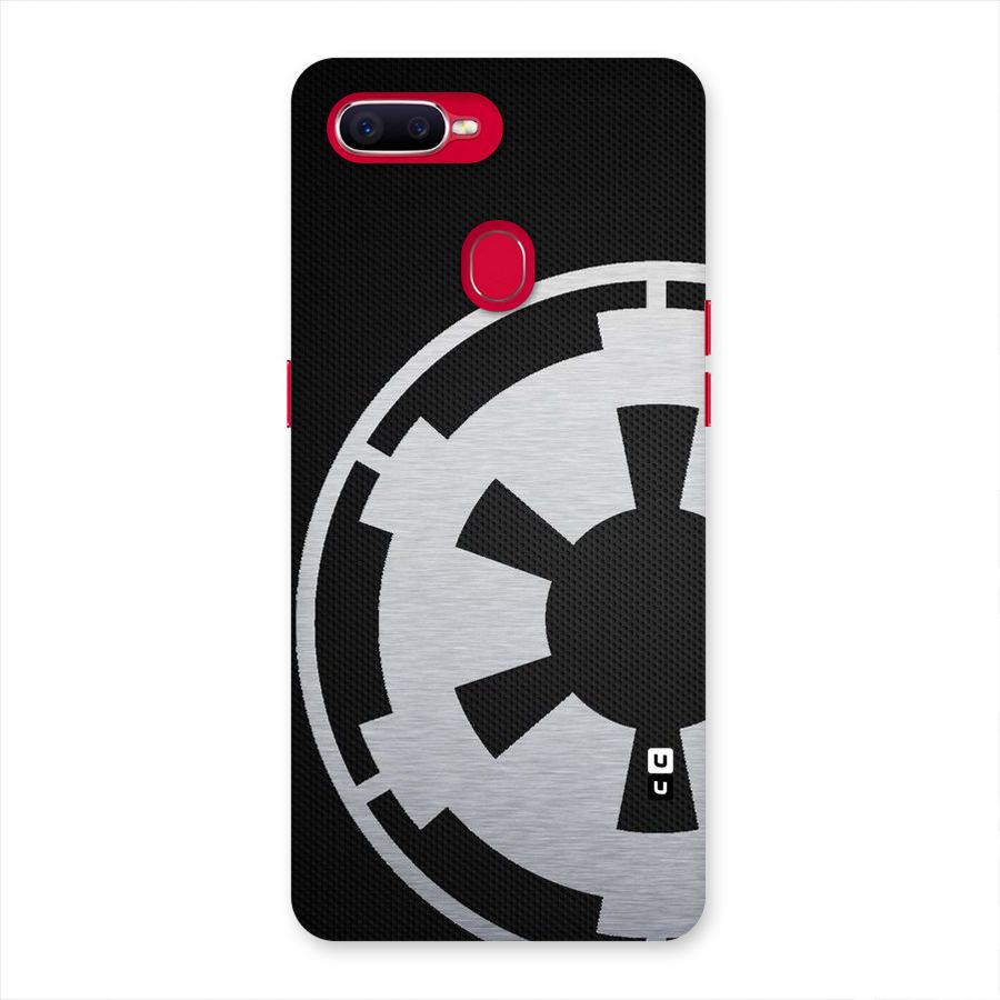 White Wheel Back Case for Oppo F9 Pro
