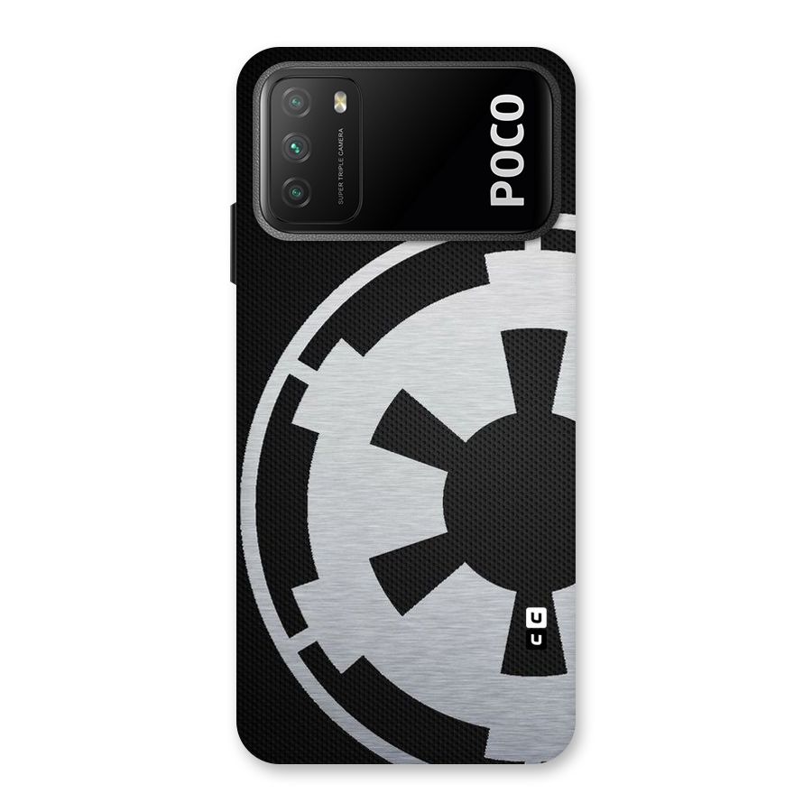 White Wheel Back Case for Poco M3