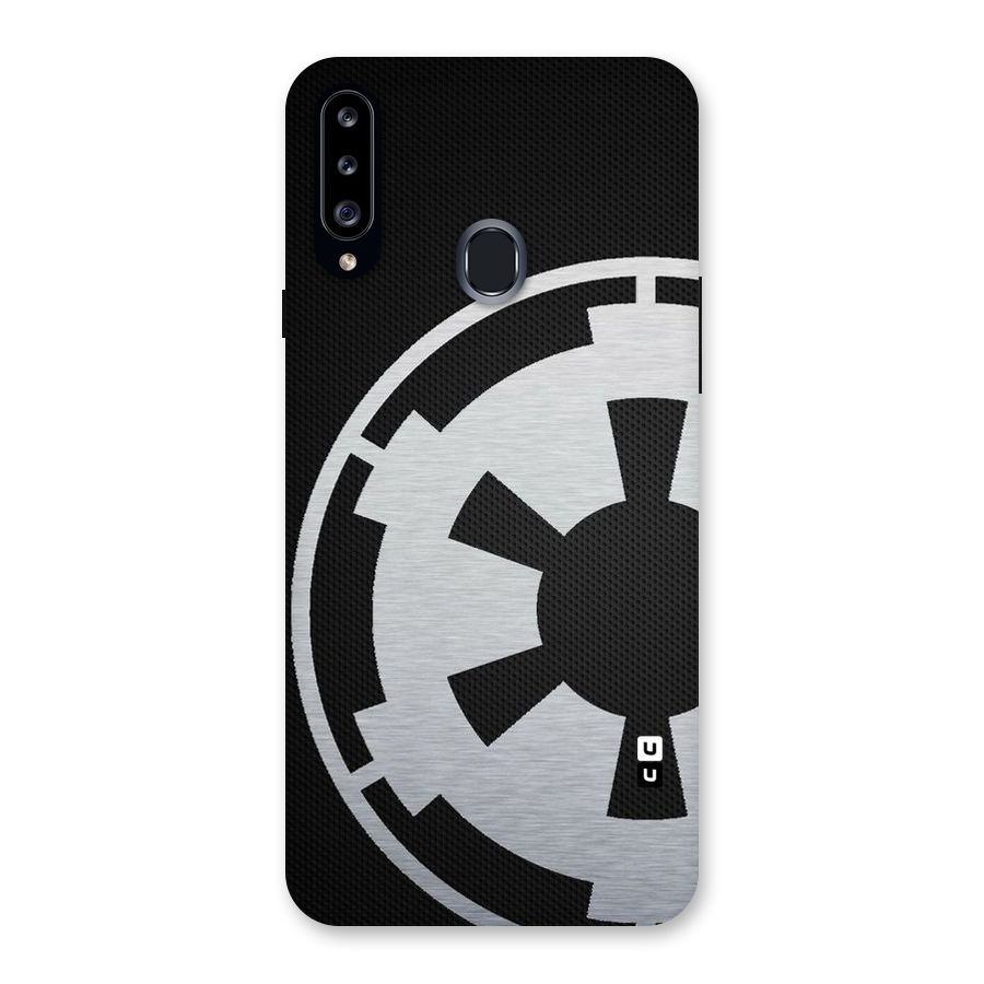 White Wheel Back Case for Samsung Galaxy A20s
