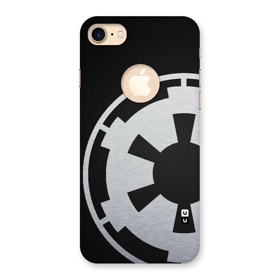 White Wheel Back Case for iPhone 7 Logo Cut