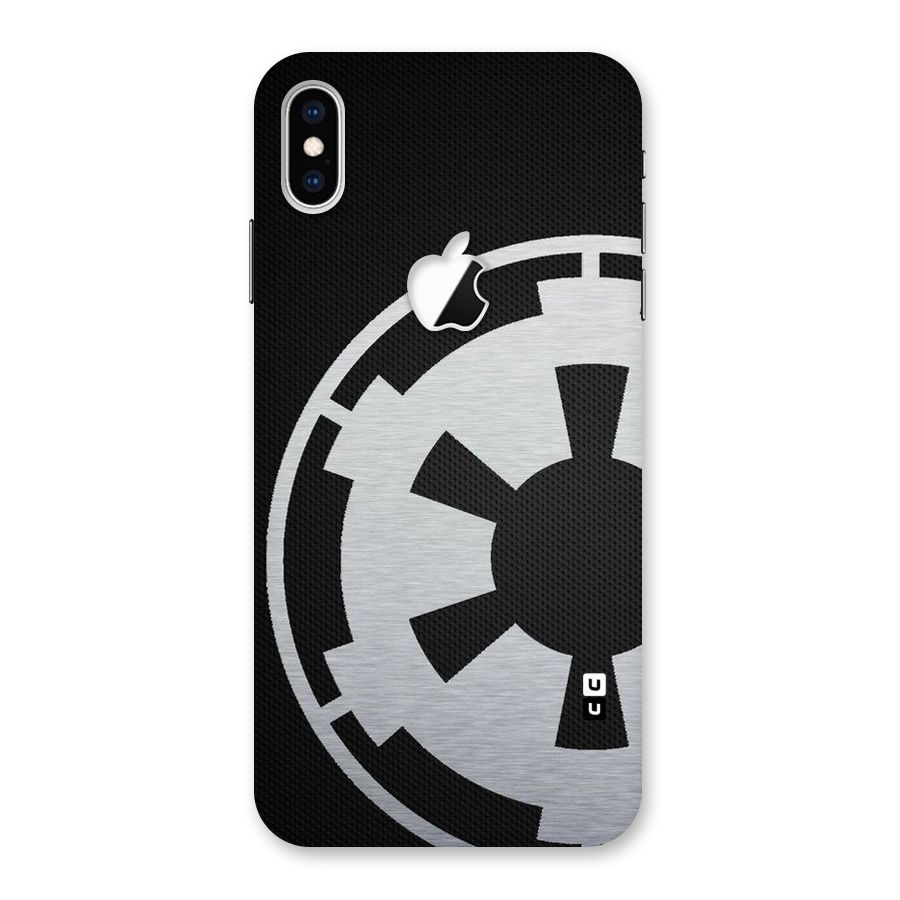 White Wheel Back Case for iPhone XS Max Apple Cut