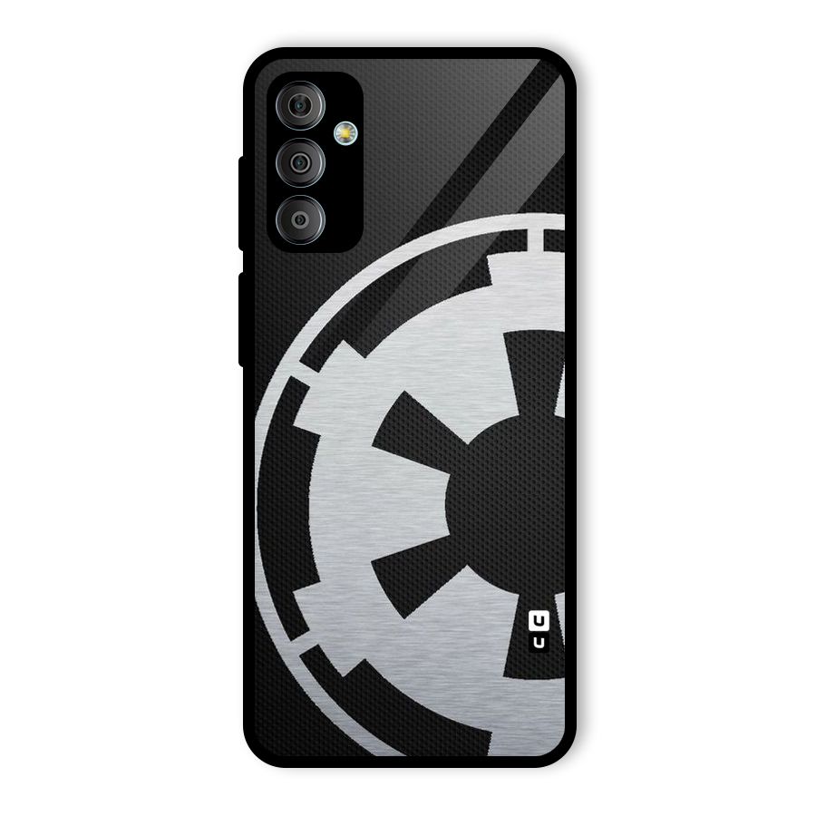 White Wheel Glass Back Case for Galaxy F23