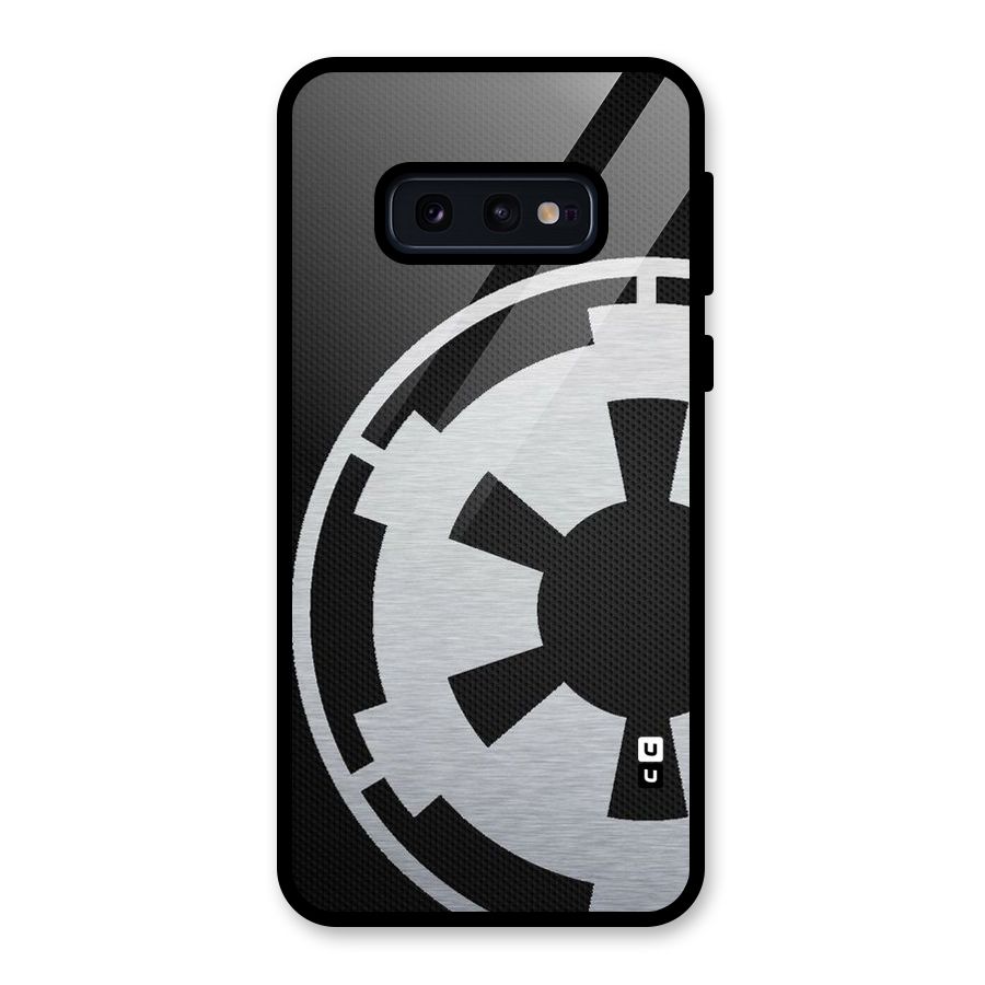 White Wheel Glass Back Case for Galaxy S10e