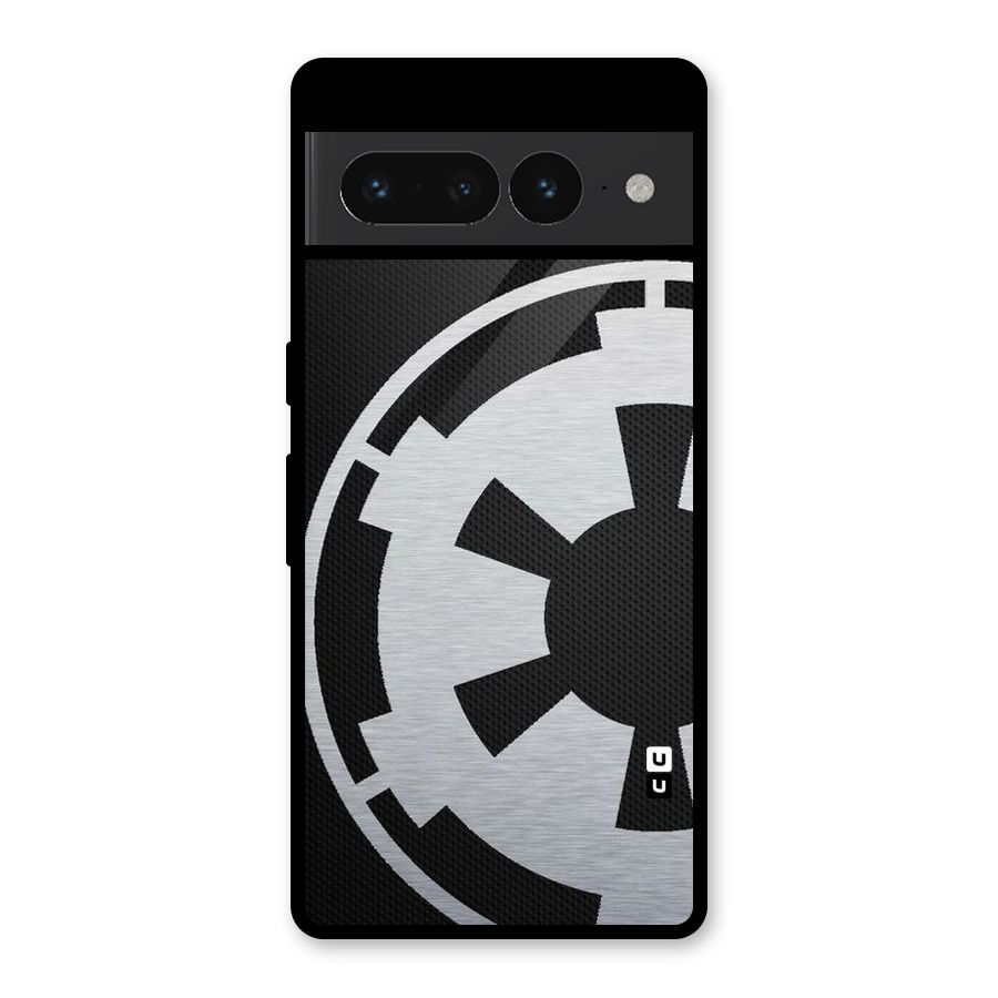White Wheel Glass Back Case for Google Pixel 7 Pro