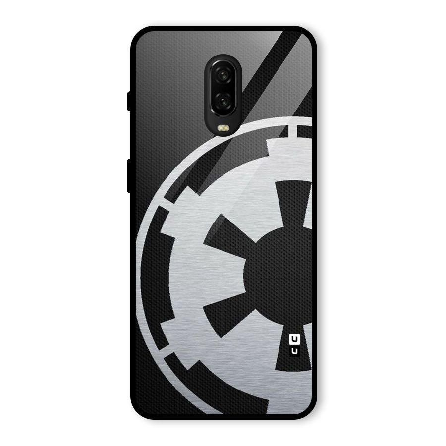White Wheel Glass Back Case for OnePlus 6T