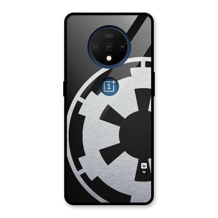 White Wheel Glass Back Case for OnePlus 7T