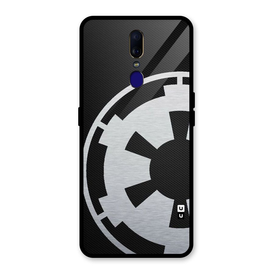 White Wheel Glass Back Case for Oppo F11