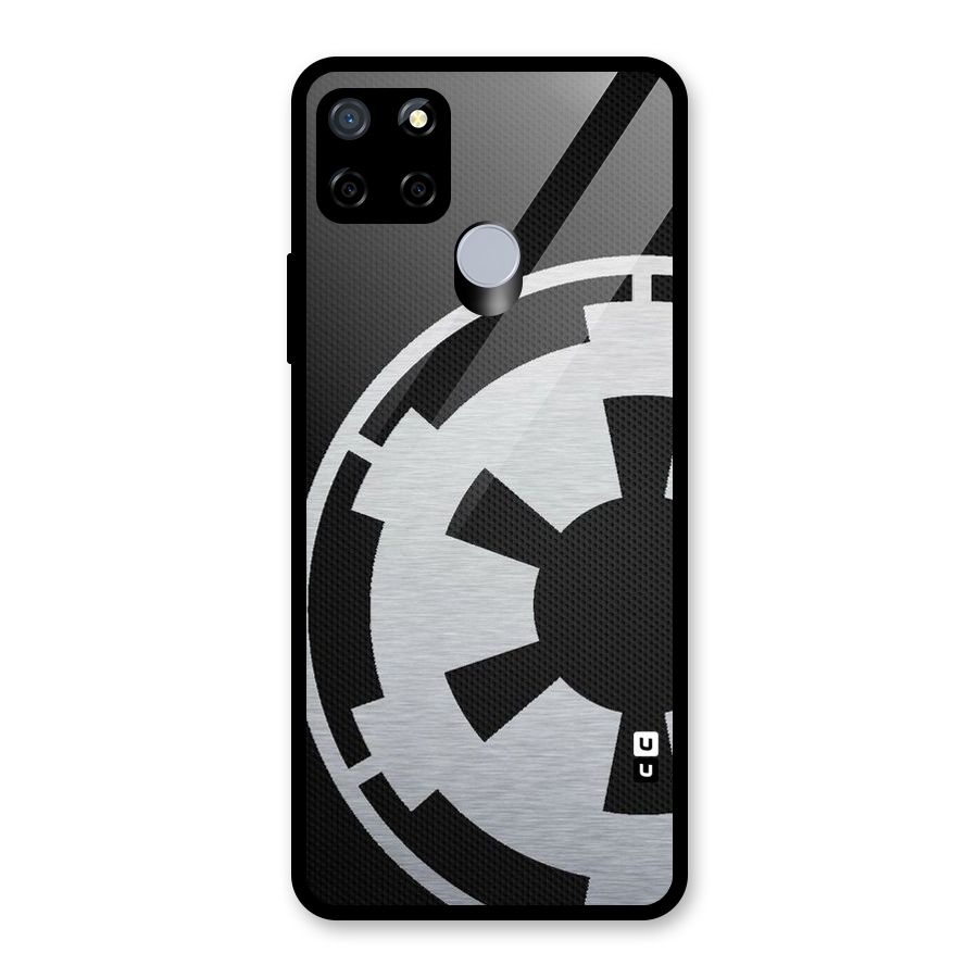 White Wheel Glass Back Case for Realme C12