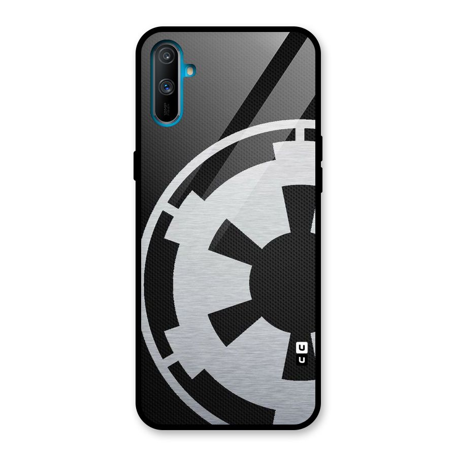 White Wheel Glass Back Case for Realme C3