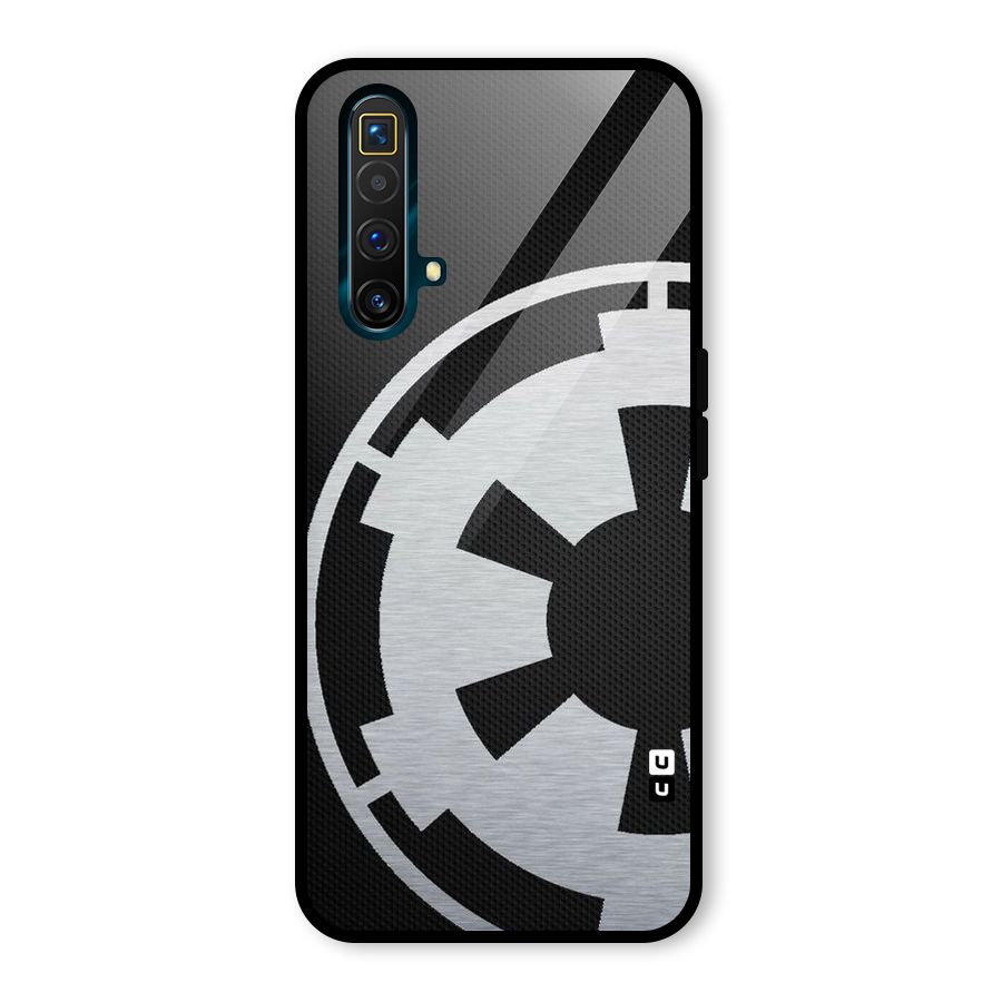 White Wheel Glass Back Case for Realme X3