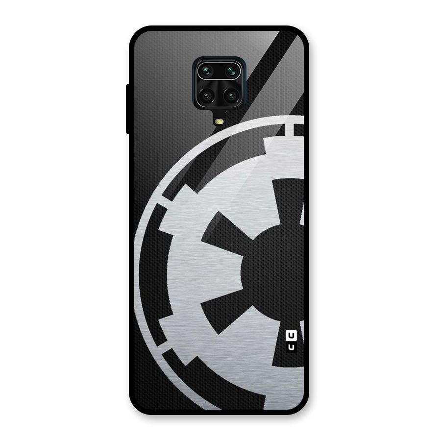 White Wheel Glass Back Case for Redmi Note 10 Lite