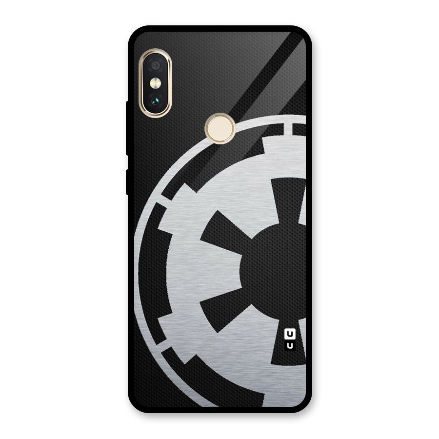 White Wheel Glass Back Case for Redmi Note 5 Pro